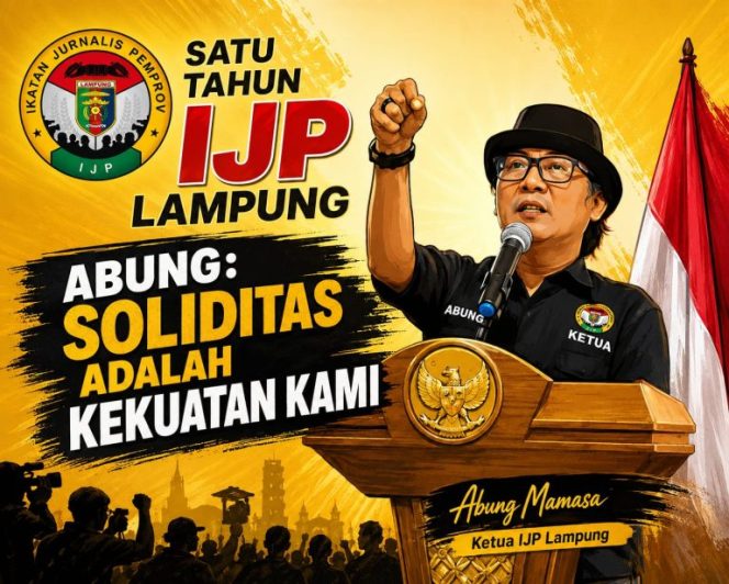 
 Setahun Ikatan Jurnalis Pemprov Lampung Yang dipimpin oleh  Ketua Abung Mamasa Sangat Solid