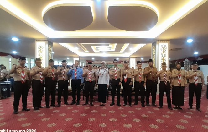 
 Ketua Kwarda Pramuka Lampung Buka KPDK 2026