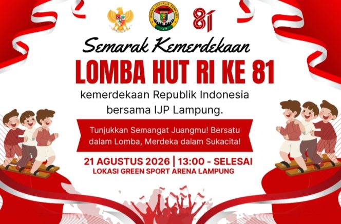 
 Wartawan Ikatatan Jurnalis Pemprov Lampung  Siap Memeriahkan HUT RI ke-81