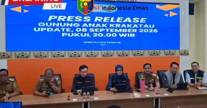
 Abu vulkanik Mengarah ke Lampung  Pemprov   Perpanjang  KBM Daring