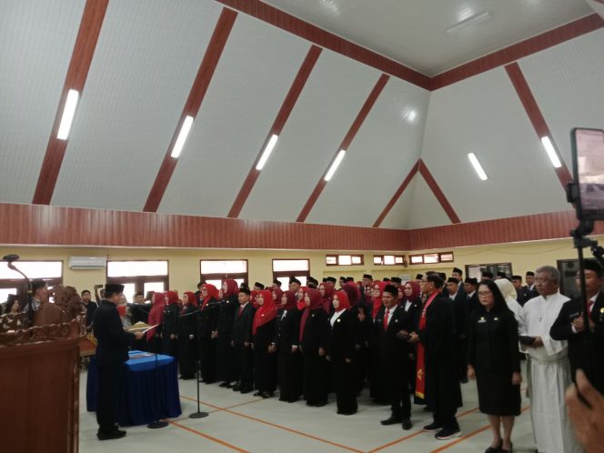 
 98 Kepala Sekolah di Lingkungan Disdik Provinsi  Lampung di Lantik