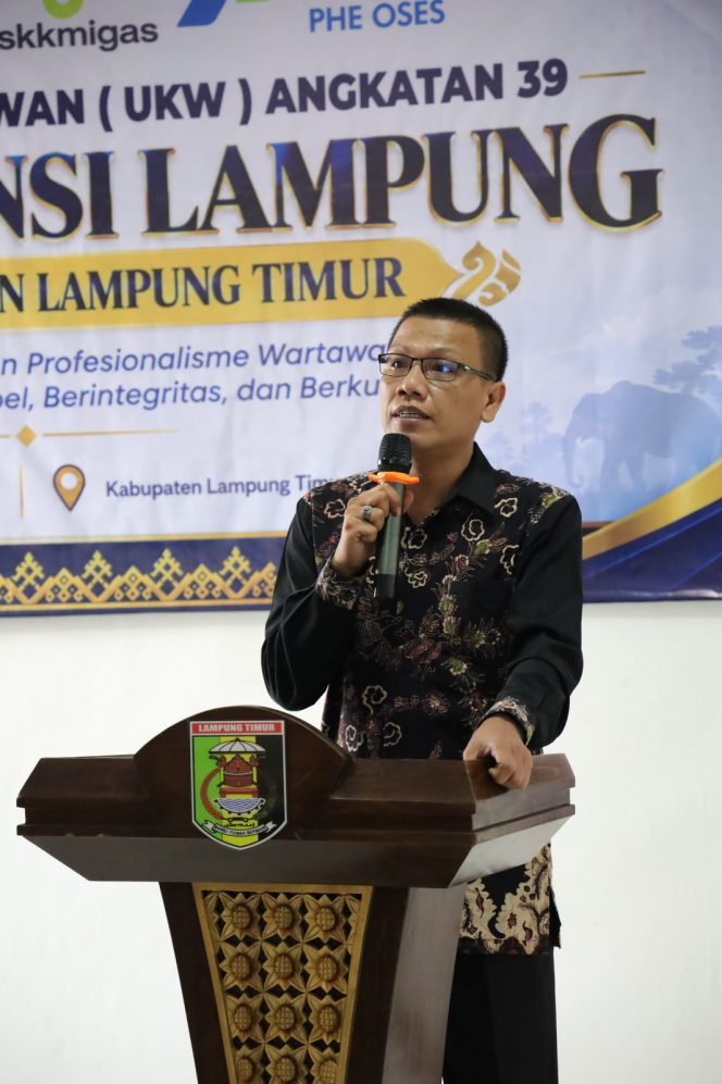 
 PWI Lampung dan PT  PHE OSES Gelar UKW Madya