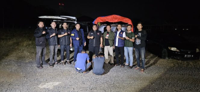 
 Tim Gabungan Sat Intelkam dan Sat Reskrim Polres Pesawaran Amankan Ratusan liter BBM.